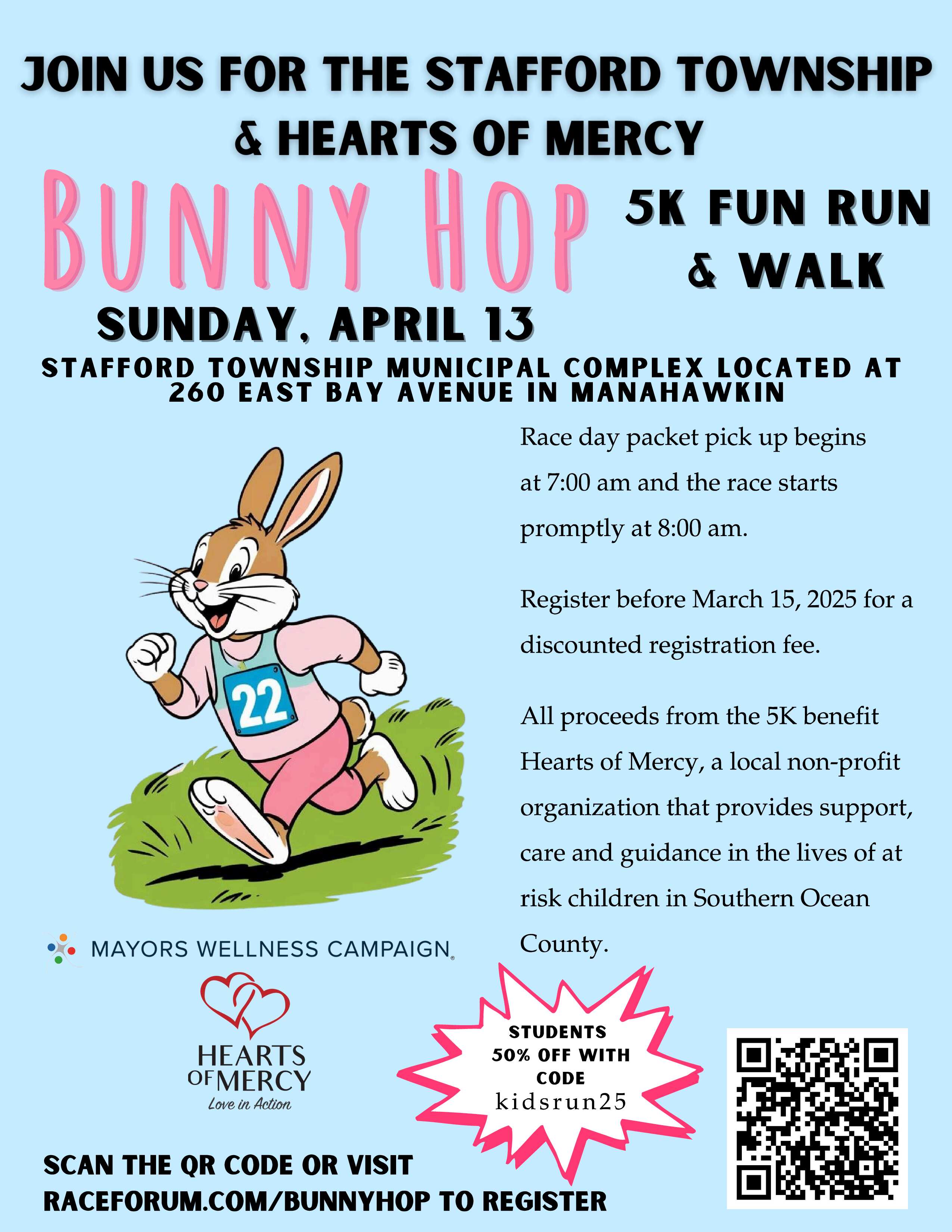 Bunny Hop Flyer with Discount Code