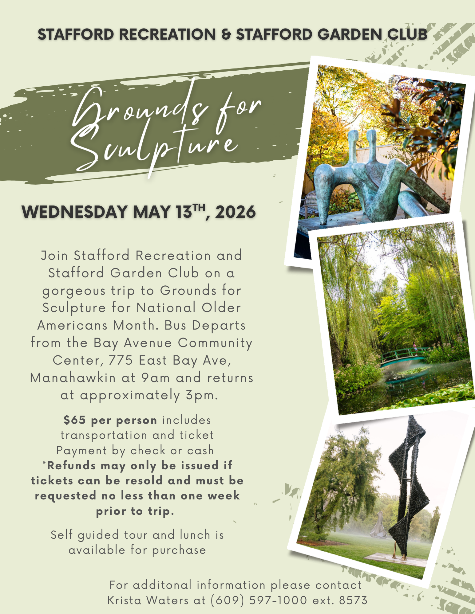 Grounds for Sculpture Flyer